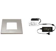 1x Quadrum Titanium Look 12V+ ZigBee ontvanger+ Driver 24W