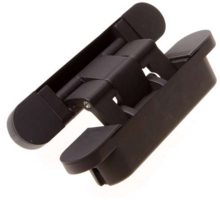 Scharnier invisible NEO L-7 mat zwart