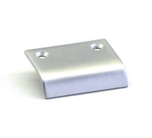 Greep 48x42mm mat chroom bevestiging op de deur