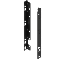 Achterwandhouderset Legrabox, F- hoogte. Carbon zwart
