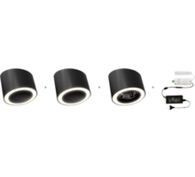 2x Unika mat zwart 24V + 1x Unika WCD + MC-Easy + Driver 36W