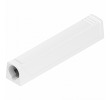 TIP-ON adapterplaat, versie lang recht, zijdewit