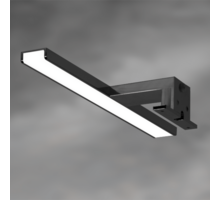 Aalto zwart badmeubellamp; 8W-230V ±3000K