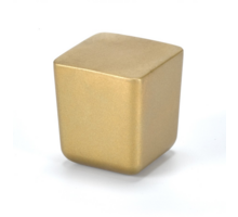 Knop MINI mat goud 25X25mm, hoogte 28mm
