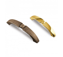Greep METAL 724 geborsteld nikkel 117x18mm, hartmaat 96mm