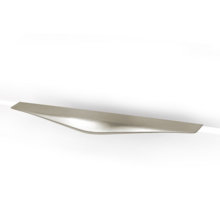 Greep LIPS geborsteld nikkel 240x45mm, hartmaat 160mm