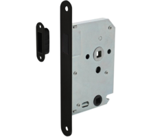 Woningbouw magneet badkamer/toilet slot 63/8mm zwart