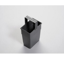 Afvalemmer donkergrijs inhoud 6 liter