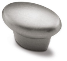 Knop METAL 885 geborsteld nikkel 50x35mm