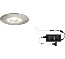 Smooth kantelbare inbouwspot rond  wit + Triac driver