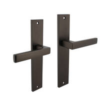 Deurkruk Hera op schild 245x45 mm blind antraciet