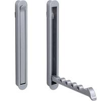 Jashaak uitklapbaar mat chroom, infrees 140x16mm/128mm