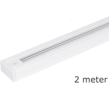 1-Faserail wit afmeting 36x18mm. Lengte:2000mm