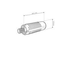 Invis Mx2 verbinder ø12mm, 35mm, 20 stuks