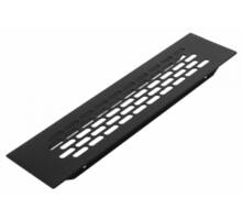 Luchtrooster 244x60mm aluminium zwart geeloxeerd
