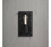 Caged Wall Light/Medium/Black Marble