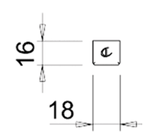 Twig zwart 24V Lengte: