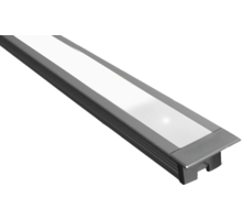 Diva met TouchLedDimmer aluminium Lengte: