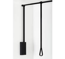 Garderobelift met dubbele soft close 560-950mm zwart