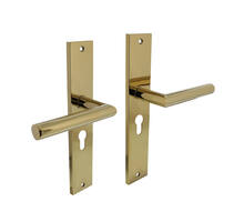 Deurkruk Bastian op schild 245x45 mm Pcgat 55mm