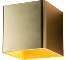 Wandlamp Vigo Up/down Brons Geborsteld IP54