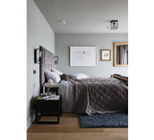 Caged Wall Light/ Small/Black Marble