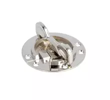 Bladverbinder rond 60mm, dikte 1,5mm vernikkeld