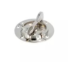 Bladverbinder rond 60mm, dikte 1,5mm vernikkeld