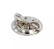 Bladverbinder rond 60mm, dikte 1,5mm vernikkeld