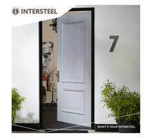 Huisnummer 7 XL hoogte 30cm RVS geborsteld