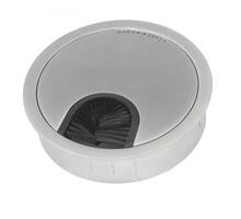 Kabeldoorvoer 80mm ALU look, diepte 22mm