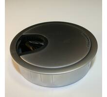 Kabeldoorvoer 80mm ALU look, diepte 22mm