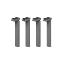 Milano set met 4x DL6 Experience. Kleur: Zilver RAL9006