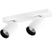 Opbouwspots Galex DUO LED draai/kantelbaar wit  2700K