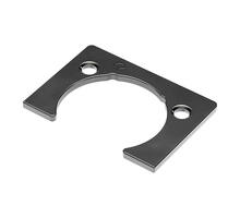 Kimana afstandsplaatje zwart 2mm, VE= 500