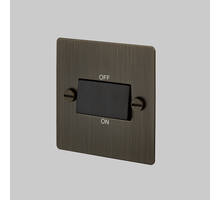 Triple Pole Fan Switch - Smoke - Black Interior