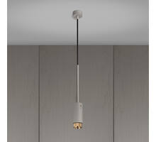 Exhaust Pendant/Cross/Stone/Brass