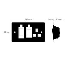 Cooker Control Unit w/ Neon - Black - Black Interior