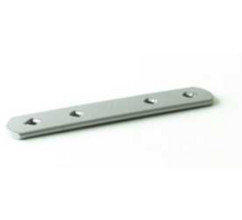 Frontverbindinsplaatje Dispensa zilver, 110mm