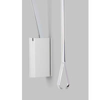 Garderobelift met dubbele soft close 560-950mm wit/chroom