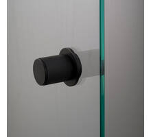 Fixed Door Knob/Single-Sided/Linear/Welders Black