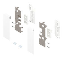 Legrabox fronthouderset C, zijdewit voor glas