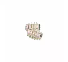 Rampabus M6/7.5x13mm zonder rand, geel verzinkt, SW6