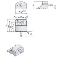 RFID slot CAPTURA, sluitdeel v/deur en lade, VE=1 st