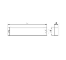 SUNUP LEDprofiel met eindkapjes Lengte: