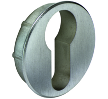Rozet voor profielcilinders RVS look 35mm boring 40mm