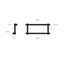 Pull Bar/Double-Sided/Medium 300Mm/11.8 Inches/Cast