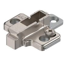 Kruismontageplaat 6mm verdikt, voor euroschroeven