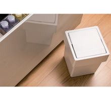 Afvalemmer voor de badkamer wit, BxDXH 174x176x229mm