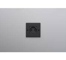 EU 1G Socket/Schuko Type F/w/out B+P Logo/Black